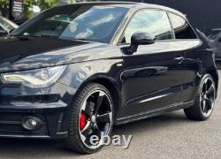 18 AUDI A1 ROTOR STYLE ALLOY WHEELS 5x100 VW POLO GOLF MK4 GTI SEAT IBIZA LEON