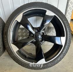 18 AUDI A1 ROTOR STYLE ALLOY WHEELS 5x100 VW POLO GOLF MK4 GTI SEAT IBIZA LEON