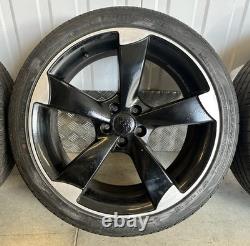 18 AUDI A1 ROTOR STYLE ALLOY WHEELS 5x100 VW POLO GOLF MK4 GTI SEAT IBIZA LEON
