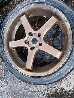 18 AXIS HIRO STYLE ALLOY WHEELS 5x114 JAP FITMENT DRIFT