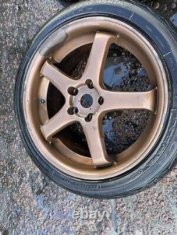 18 AXIS HIRO STYLE ALLOY WHEELS 5x114 JAP FITMENT DRIFT