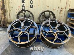 18 Alloy Wheels RS6 C8 STYLE Bronze Audi A3 S3 VW Golf Caddy 5X112