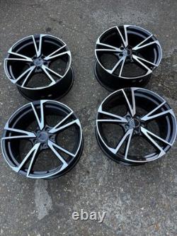 18'' Audi A3 A5 Style Alloy Wheels A3 A4 A5 A6 A7 Q3 S3 S4 S5 Tt Mk2 Mk3 Vw Golf