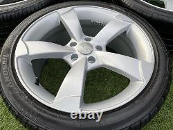 18 Audi A3 S3 A4 S4 TT Rotor Style Alloy wheels & Tyres 5x112 VW Golf Caddy