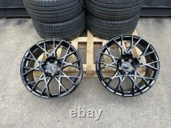 18 Audi New RS3 S3 Style alloy wheels Gloss Black & 225/40/18 tyres for Audi A3