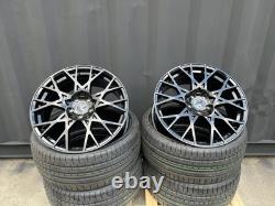 18 Audi New RS3 S3 Style alloy wheels Gloss Black & 225/40/18 tyres for Audi A3