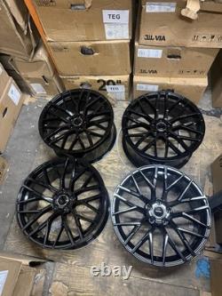 18'' Audi R8 V10 Style Alloy Wheels A4 A5 A6 A7 A8 Q3 Q5 S4 S5 S6 S7 S8 Vw Passa