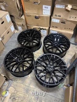 18'' Audi R8 V10 Style Alloy Wheels A4 A5 A6 A7 A8 Q3 Q5 S4 S5 S6 S7 S8 Vw Passa