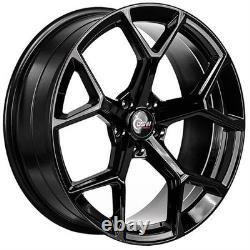 18 Audi RS6 C8 Style Alloy Wheels Black Fit VW Golf Caddy Audi A3 A4 A6 TT