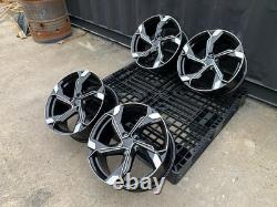 18'' Audi Rs5 Etron Style Alloy Wheels A3 A4 A6 q2 q3 S4 TT Vw Golf Mk6 Mk7 Mk8