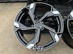 18'' Audi Rs5 Etron Style Alloy Wheels A3 A4 A6 q2 q3 S4 TT Vw Golf Mk6 Mk7 Mk8