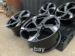 18'' Audi Rs5 Etron Style Alloy Wheels A3 A4 A6 q2 q3 S4 TT Vw Golf Mk6 Mk7 Mk8