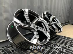 18'' Audi Rs5 Etron Style Alloy Wheels A3 A4 A6 q2 q3 S4 TT Vw Golf Mk6 Mk7 Mk8