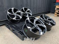 18'' Audi Rs5 Etron Style Alloy Wheels A3 A4 A6 q2 q3 S4 TT Vw Golf Mk6 Mk7 Mk8