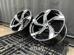 18'' Audi Rs5 Etron Style Alloy Wheels A3 A4 A6 q2 q3 S4 TT Vw Golf Mk6 Mk7 Mk8