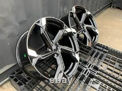 18'' Audi Rs5 Etron Style Alloy Wheels A3 A4 A6 q2 q3 S4 TT Vw Golf Mk6 Mk7 Mk8