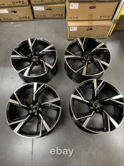 18'' Audi Rs6 Style Alloy Wheels Fits A3 A4 A5 A6 A7 S4 S5 S7 TT Vw Golf Mk7 Mk8