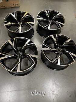 18'' Audi Rs6 Style Alloy Wheels Fits A3 A4 A5 A6 A7 S4 S5 S7 TT Vw Golf Mk7 Mk8