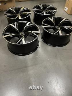 18'' Audi Rs6 Style Alloy Wheels Fits A3 A4 A5 A6 A7 S4 S5 S7 TT Vw Golf Mk7 Mk8