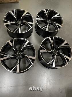 18'' Audi Rs6 Style Alloy Wheels Fits A3 A4 A5 A6 A7 S4 S5 S7 TT Vw Golf Mk7 Mk8