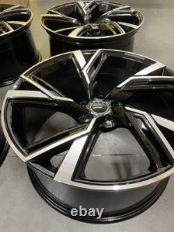 18'' Audi Rs6 Style Alloy Wheels Fits A3 A4 A5 A6 A7 S4 S5 S7 TT Vw Golf Mk7 Mk8