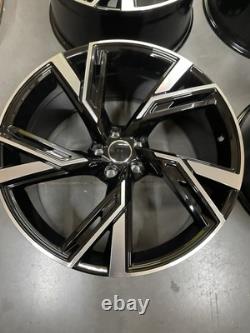 18'' Audi Rs6 Style Alloy Wheels Fits A3 A4 A5 A6 A7 S4 S5 S7 TT Vw Golf Mk7 Mk8