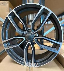 18 Audi S3 A Style Alloy Wheels Gunmetal MF Audi, VW, Seat Set of 4