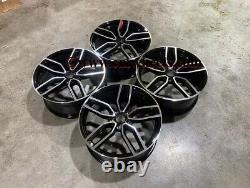 18 Audi S3 Style Alloy Wheels Gloss Black Machined Audi A3 A4 A6 A8 5x112