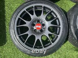18 BBS Motorsport CH Style Alloy wheels & tyres Audi TT A4 A6 VW Golf 5x112 %
