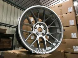 18 BBS RC Style Alloy Wheels DEEP CONCAVE Quartz Silver BMW E90 E92 E93 M3