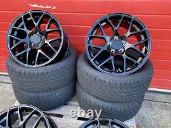 18 BMW DTM ALLOY WHEELS COMPETITION STYLE STAGGERED +4 NEW TYRES 5x120 CONCAVE