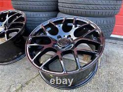 18 BMW DTM ALLOY WHEELS COMPETITION STYLE STAGGERED +4 NEW TYRES 5x120 CONCAVE