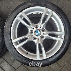 18 BMW Style 400m alloy wheels & tyres staggered 3 4 series 5x120 F30 F32 4x