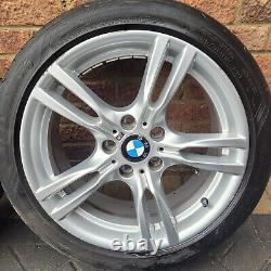 18 BMW Style 400m alloy wheels & tyres staggered 3 4 series 5x120 F30 F32 4x