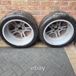 18 BMW Style 400m alloy wheels & tyres staggered 3 4 series 5x120 F30 F32 4x