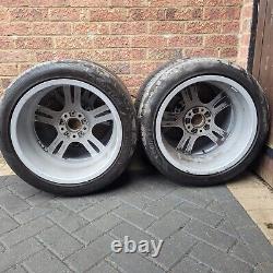 18 BMW Style 400m alloy wheels & tyres staggered 3 4 series 5x120 F30 F32 4x
