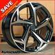 18 Bonneville Style Alloy Wheels X4 Tyres Fits Audi A1 A3 / Vw Golf Polo