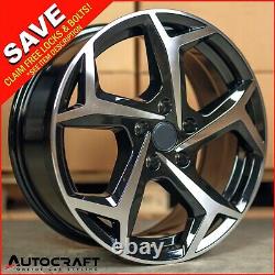 18 BONNEVILLE Style ALLOY WHEELS X4 TYRES Fits AUDI A1 A3 / VW GOLF POLO