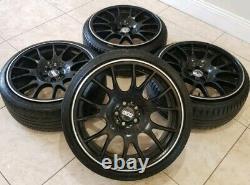 18 Bbs Ch Style Alloy Wheels 5x100 Vw Golf Mk4 Polo Seat Leon Mk1 Audi A1 A3 S3