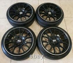 18 Bbs Ch Style Alloy Wheels 5x100 Vw Golf Mk4 Polo Seat Leon Mk1 Audi A1 A3 S3