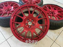 18 Bbs Ch Style Alloy Wheels 5x100 Vw Golf Mk5 R32 Gti Seat Leon Skoda Fabia A1