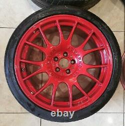 18 Bbs Ch Style Alloy Wheels 5x100 Vw Golf Mk5 R32 Gti Seat Leon Skoda Fabia A1