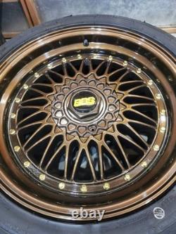 18 Bbs Style Alloy Wheels With New Tyres