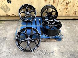 18 Black RS6 Style Alloy Wheels Audi A4 A5 A6 A7 A8 Q3 Q5 TT Roadster