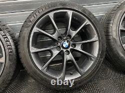 18 Bmw 3 Series F30 F31 Style 398 Alloy Wheels & Tyres 18 225 45 18 /225 40 18