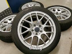 18 Bmw M3 Csl Style Alloy Wheels Silver 359m 1 3 4 5 Series M5 Mv3 313 Msport