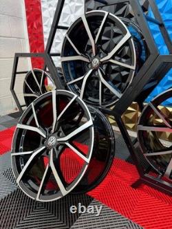 18 Brand New Vw Mk8 Gtd/r/gti Estoril Style Alloy Wheels 5x112