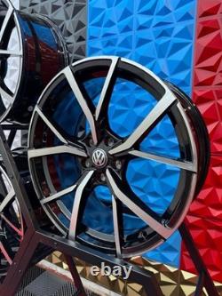 18 Brand New Vw Mk8 Gtd/r/gti Estoril Style Alloy Wheels 5x112