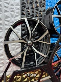 18 Brand New Vw Mk8 Gtd/r/gti Estoril Style Alloy Wheels 5x112