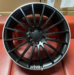 18 C63 Black Style Alloy Wheels To Fit Merc A Class Cla C Class